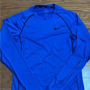 Nike Men's Vibrant Blue Rash Guard